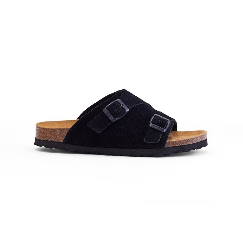 SOLIDA-BLACK-SUEDE-4 SOLIDA - BLACK-SUEDE - Image 1