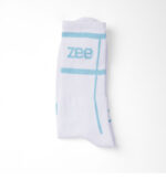 ZEE-SOCKS - WHT*LBLU